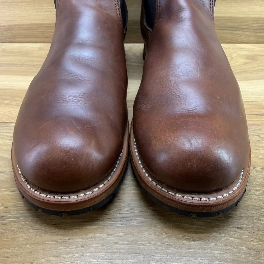 FIELD & STREAM USA Made Chelsea Boot Mens 12 M Benchmade Brown Leather Vibram